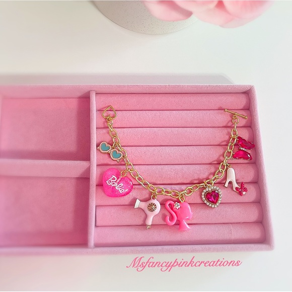 Barbie Gold Plated Charm Bracelet - Picture 3 of 3